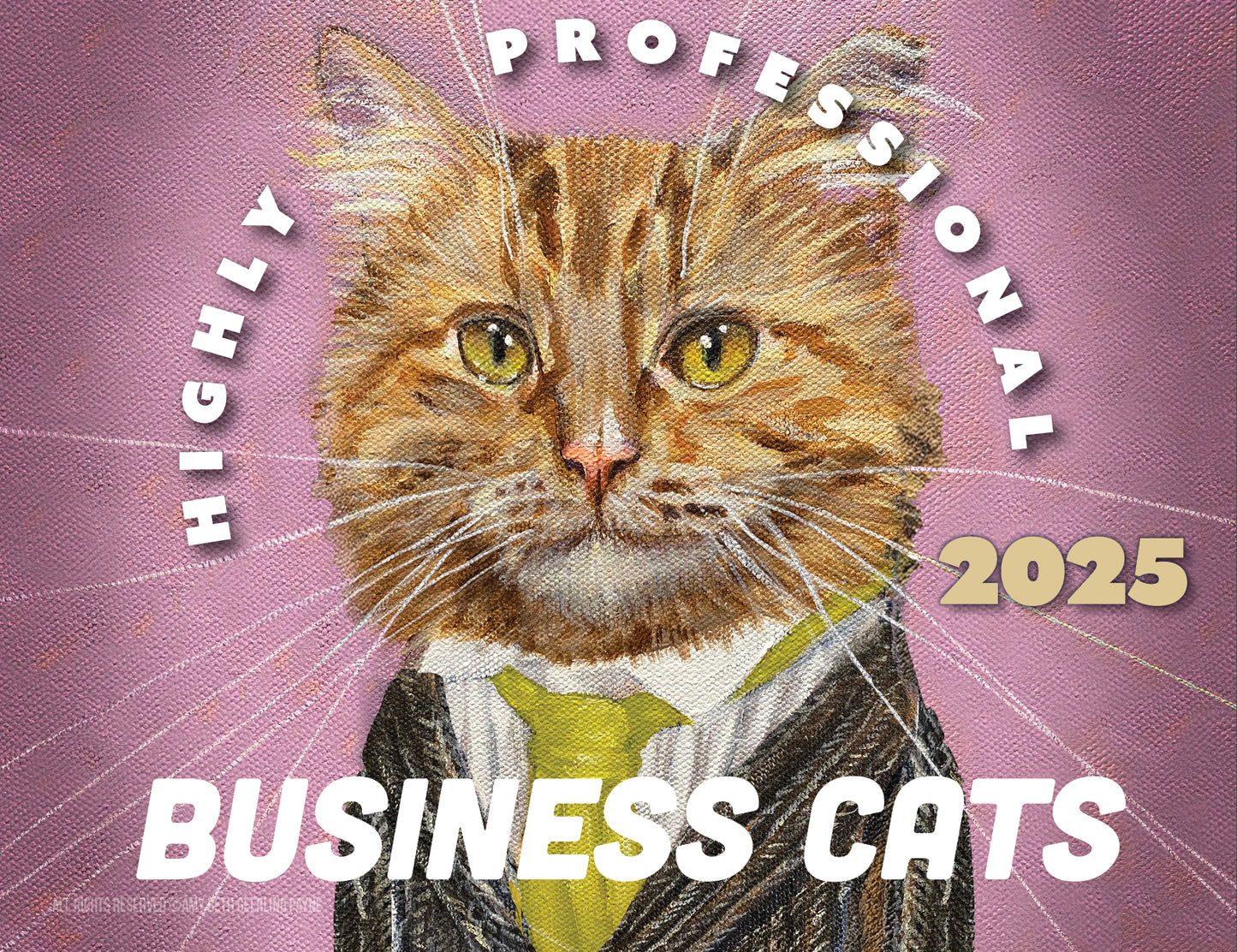 Business Cats Wall Calendar 2025