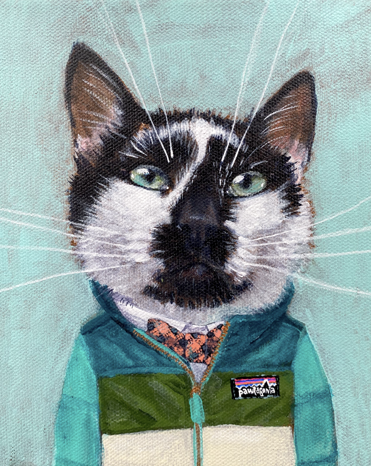 Giclée Print Cat Gatsby