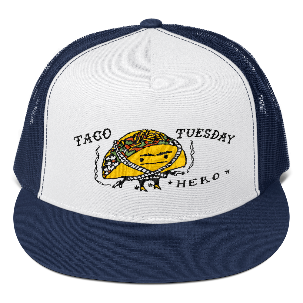 Taco Tuesday Hero Embroidered Trucker Cap