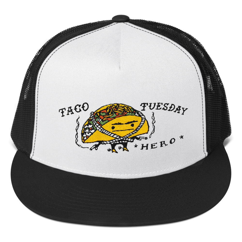 Taco Tuesday Hero Embroidered Trucker Cap