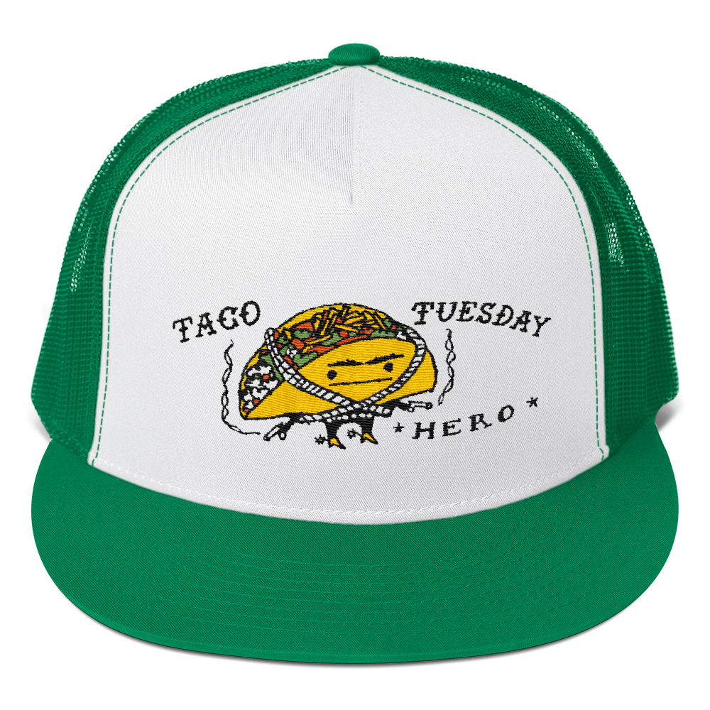 Taco Tuesday Hero Embroidered Trucker Cap