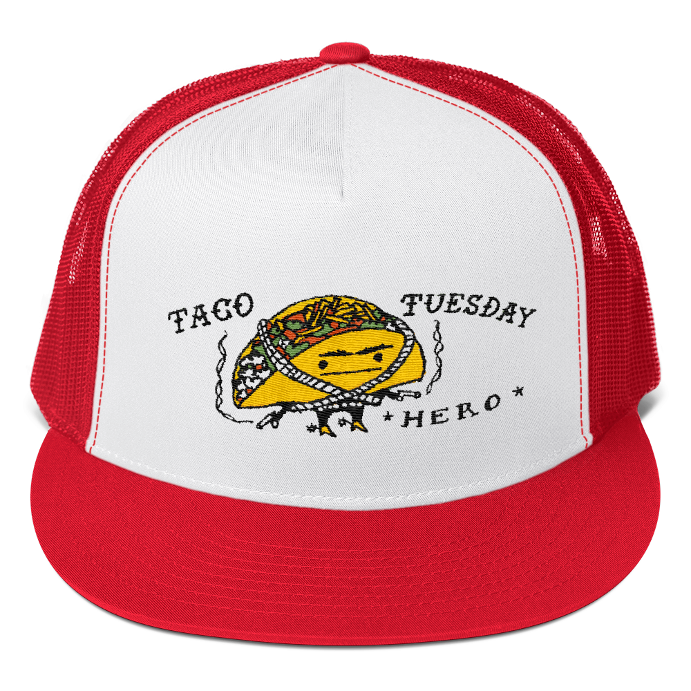 Taco Tuesday Hero Embroidered Trucker Cap