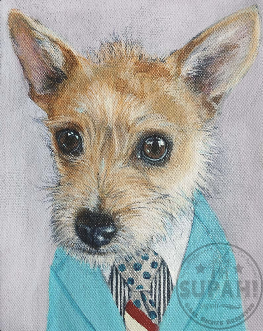 Giclée Print Dog Bowie