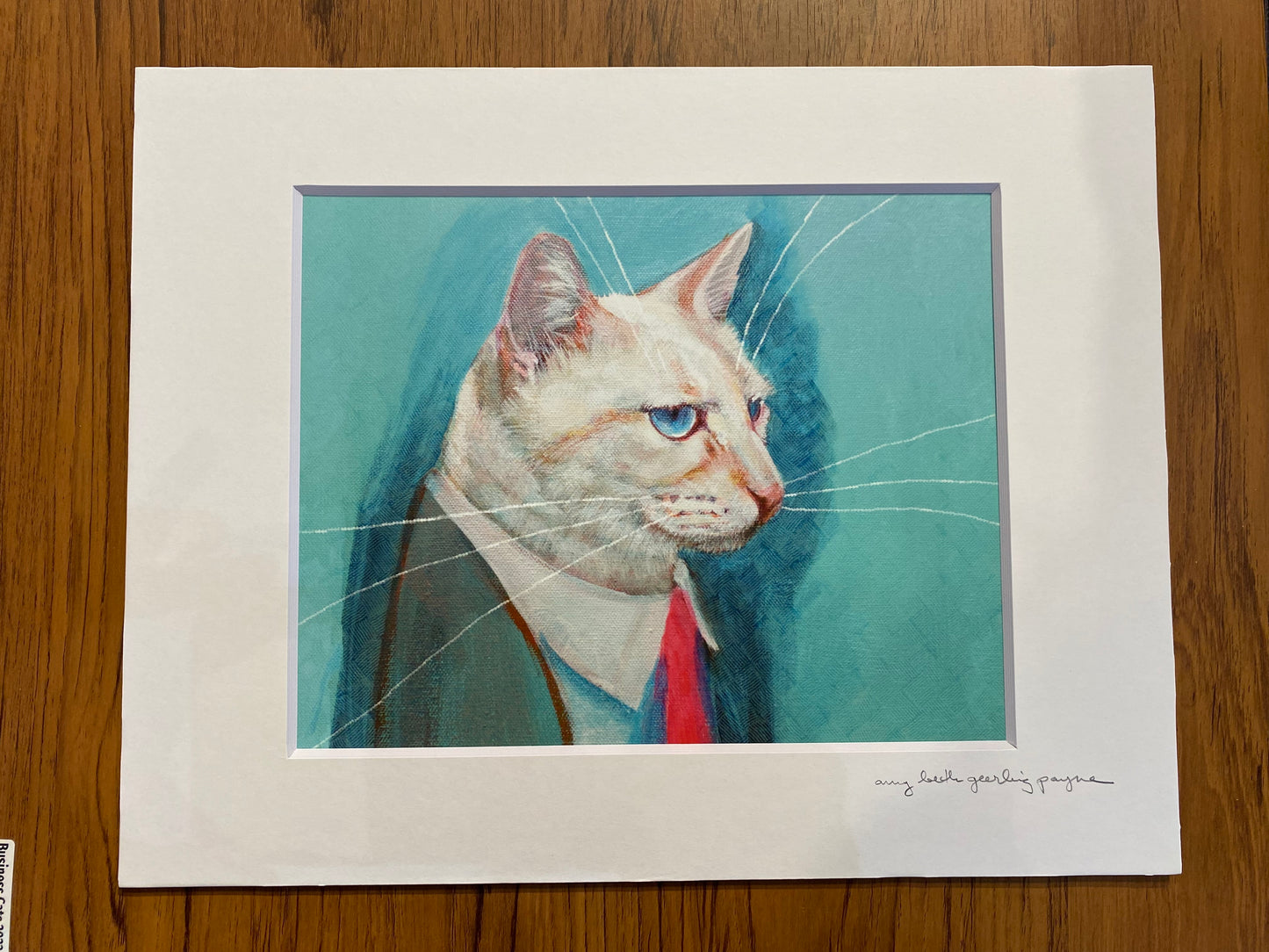 Giclée Print Cat Pimento Cheese Acrylic