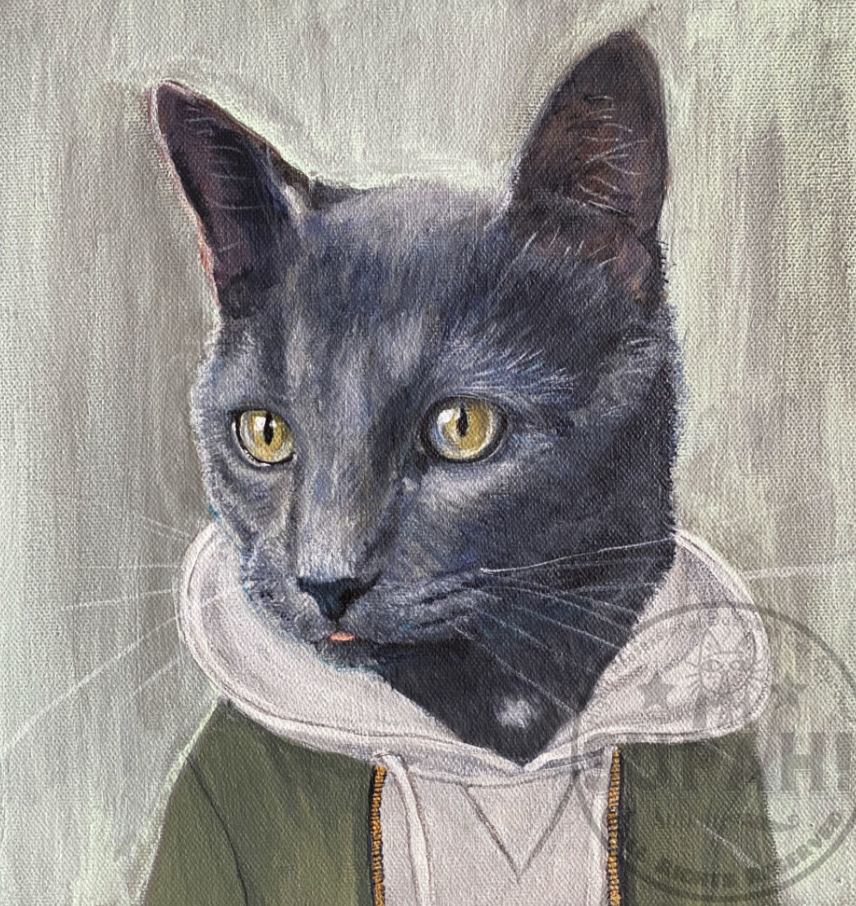 Giclée Print Cat Russell