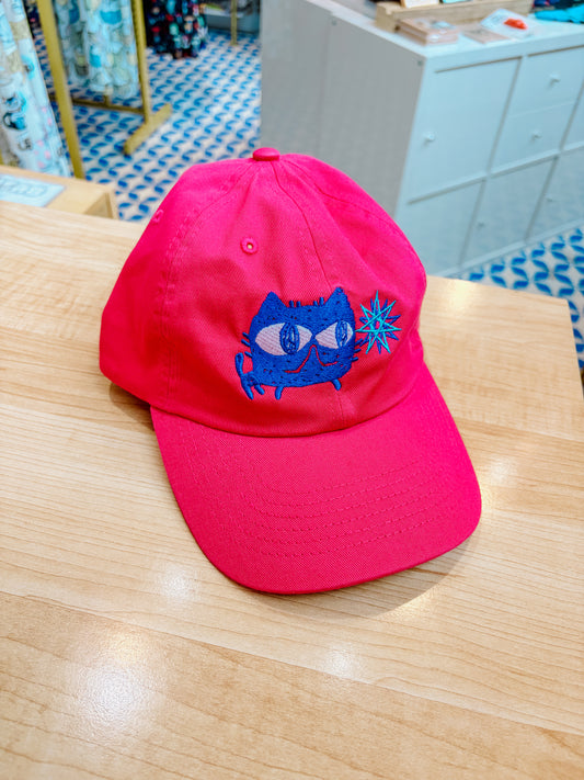 Supah Dad Hats - Embroidered Star Cat