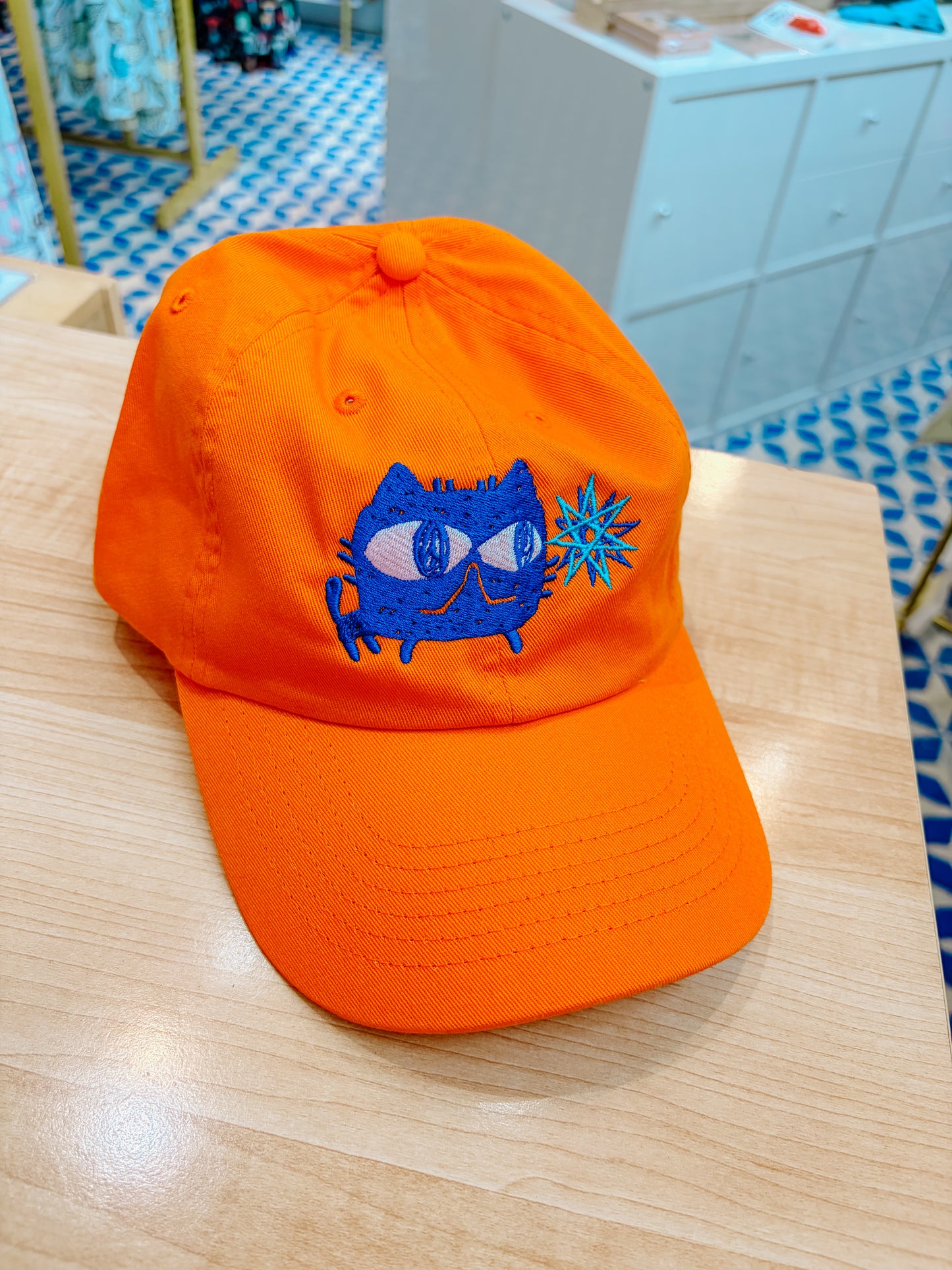 Supah Dad Hats - Embroidered Star Cat