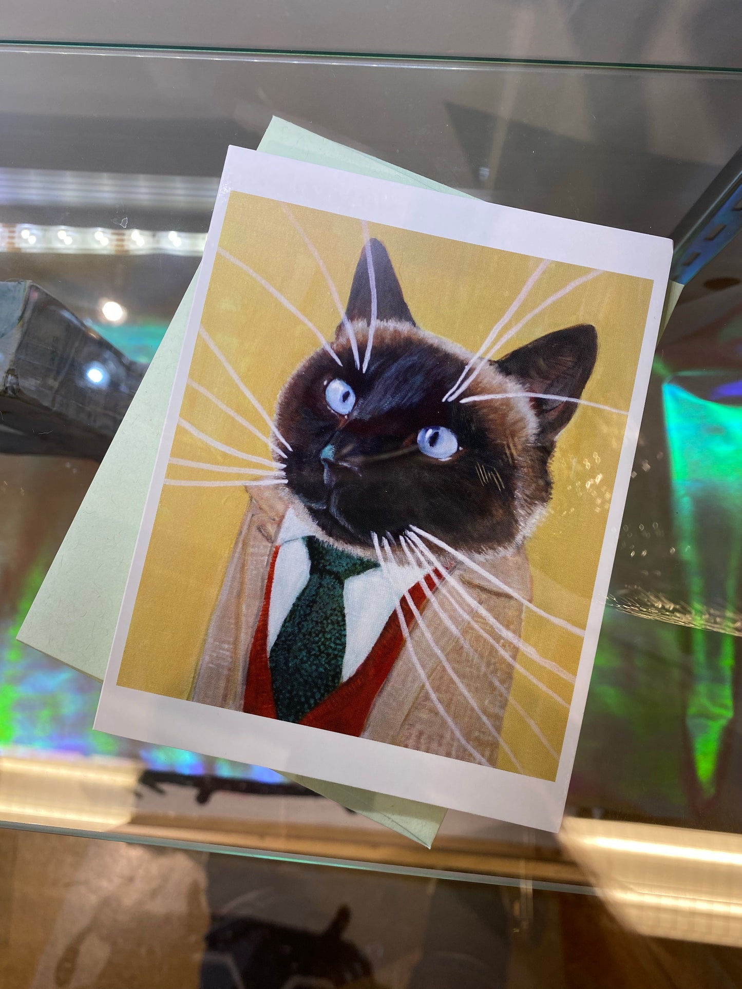 Highly Professional Business Cat Notecard Set