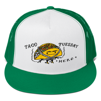 Taco Tuesday Hero Embroidered Trucker Cap