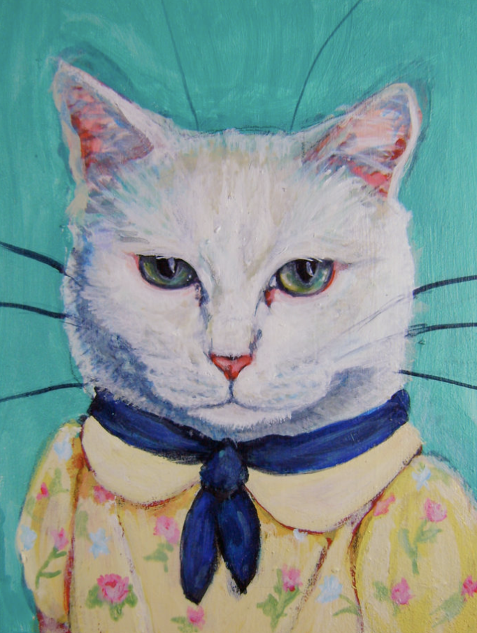 Giclée Print Cat Pearl