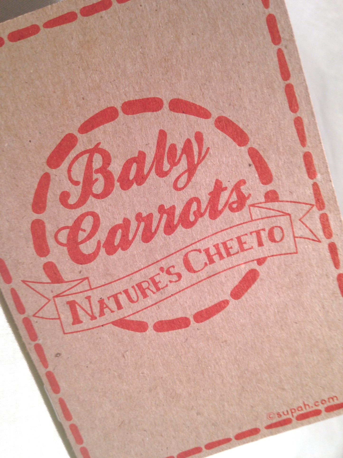 Baby Carrots: Nature's Cheeto Pocket Food Journal