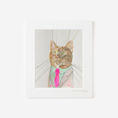 Giclée Print Cat Sambar