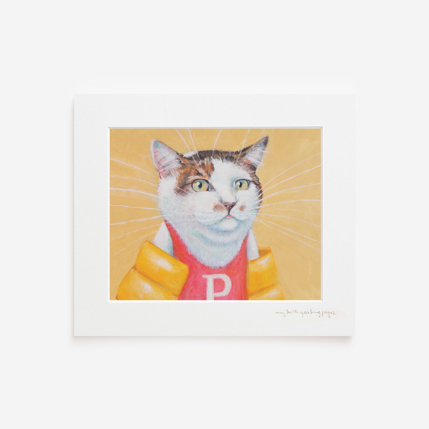 Giclée Print Cat Pumpkin