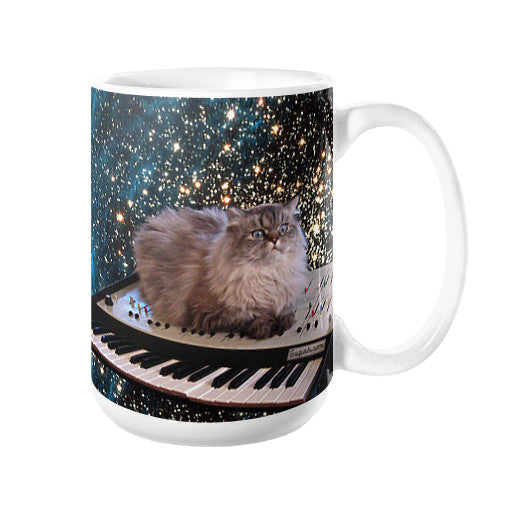 Space Cat Coffee Mug 15oz - The Supah Market