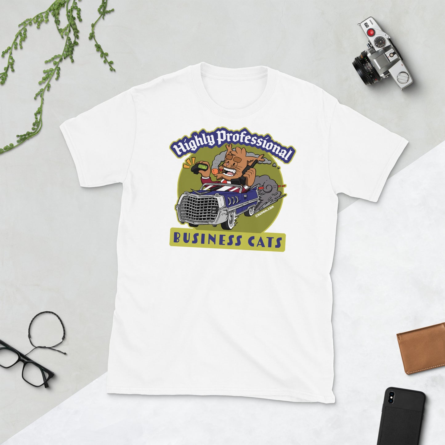 Law Stout Business Cat Short-Sleeve Unisex T-Shirt